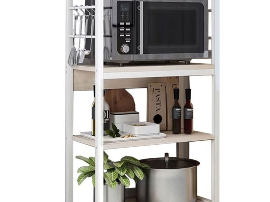 Ραφιέρα Wille 072-000042 50x30x99,5cm White-Natural
