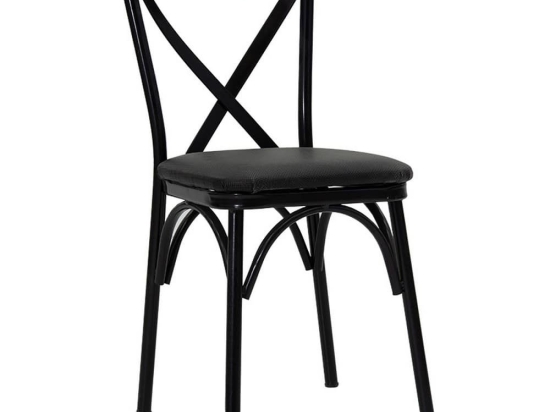 Καρέκλα Ruby 190-000033 42x49x84 Black