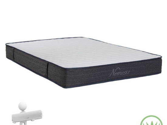 Στρώμα Nemesis 100-000016 150x200cm White-Grey Διπλό