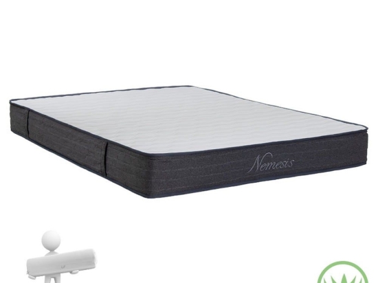 Στρώμα Nemesis 100-000017 160x200cm White-Grey Υπέρδιπλo
