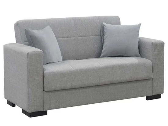 Καναπές - Κρεβάτι Διθέσιος Vox 213-000002 148x77x80cm Grey