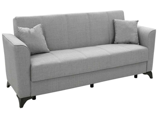 Καναπές - Κρεβάτι Τριθέσιος Asma 213-000007 217x76x85cm Grey
