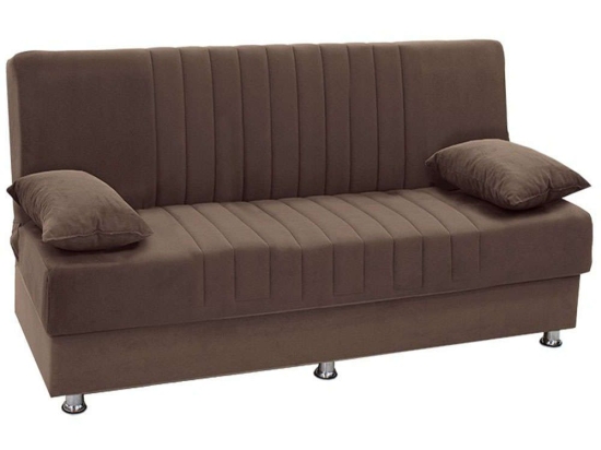 Καναπές - Κρεβάτι Τριθέσιος Romina 213-000016 180x75x80cm Mocha