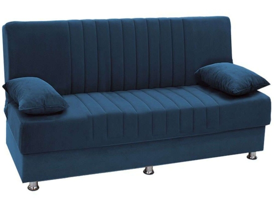 Καναπές - Κρεβάτι Τριθέσιος Romina 213-000017 180x75x80cm Blue