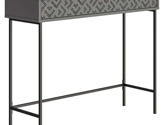 Κονσόλα Elettra 119-001115 110x35,5x90cm Anthracite-Black