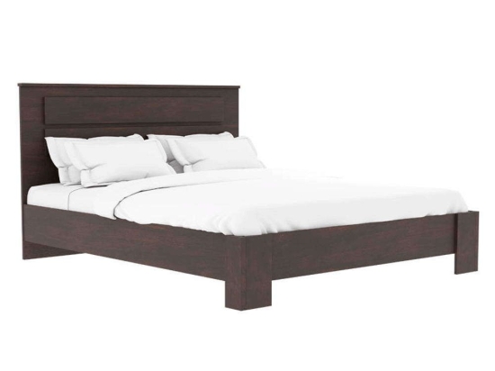 Κρεβάτι Διπλό Olympus 123-000182 160x200cm Walnut Διπλό
