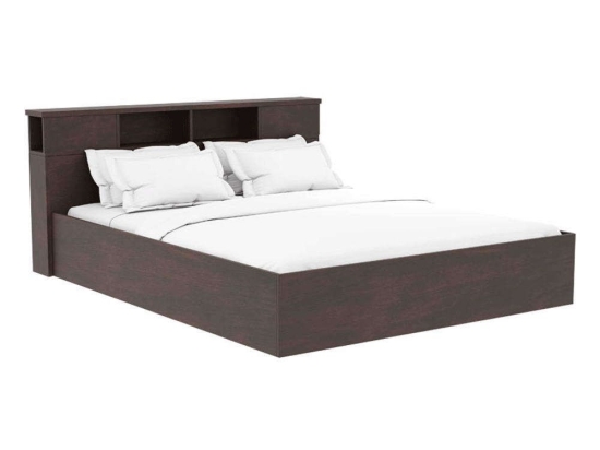 Κρεβάτι Διπλό Olympus 123-000183 160x200cm Walnut Διπλό