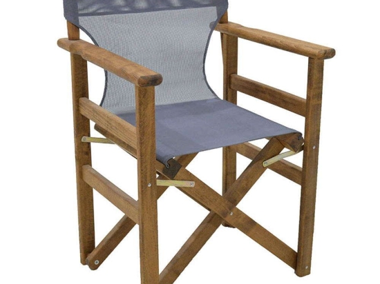 Πολυθρόνα Σκηνοθέτη Retto 237-000017 61x51x86cm Brown-Anthracite