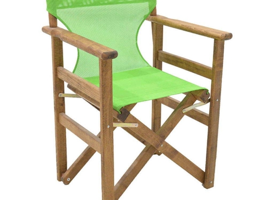 Πολυθρόνα Σκηνοθέτη Retto 237-000021 61x51x86cm Brown-Light Green