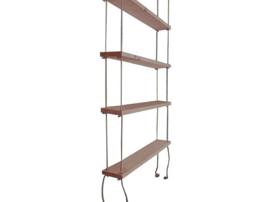 Ραφιέρα Τοίχου Rabia 197-000051 99x16x170cm Walnut