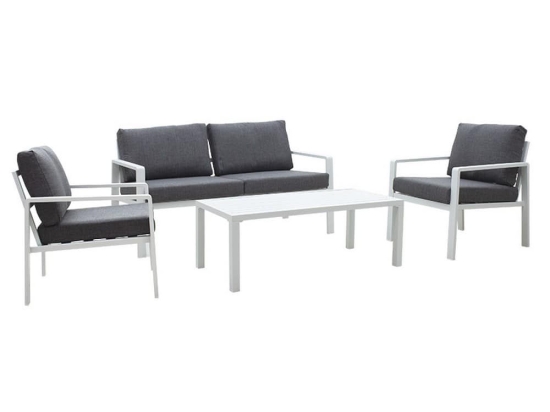 Σαλόνι Κήπου Ritchie 219-000003 (Σετ 4τμχ) Anthracite-White 4 Θέσεων