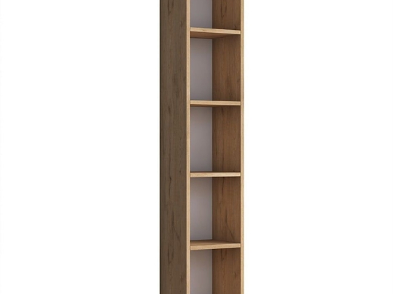 Βιβλιοθήκη Goldie 182-000063 30x25x170cm Natural-White