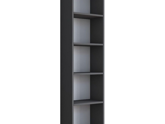 Βιβλιοθήκη Goldie 182-000053 40x25x161.80cm Anthracite-White