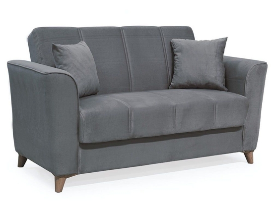 Καναπές - Κρεβάτι Asma Διθέσιος 156x76x85cm Grey