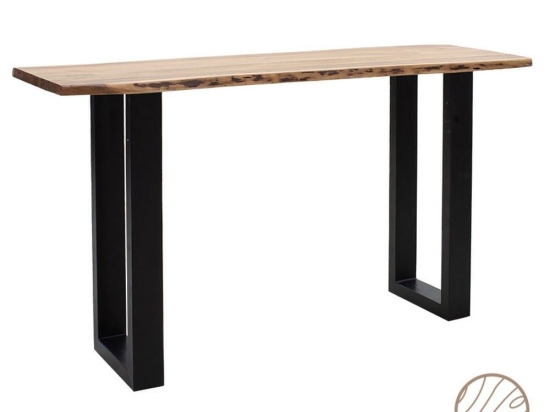 Κονσόλα Slim 223-000025 140x45x75.5cm Natural-Black