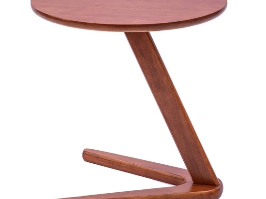 Τραπεζάκι Σαλονιού Βοηθητικό Larkin 236-000007 50x50cm Dark Brown