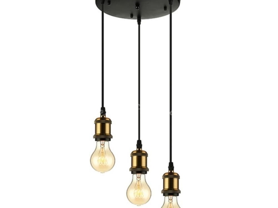 Φωτιστικό Οροφής PWL-0144 099-000058 Ε27 25x25x90cm Black-Bronze