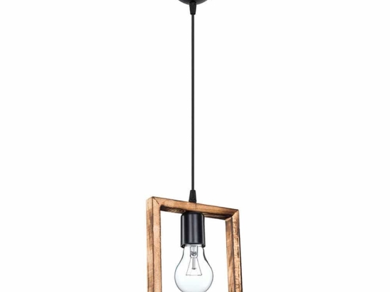 Φωτιστικό Οροφής Isolate 147-000136 Ε27 18.5x3x66cm Walnut