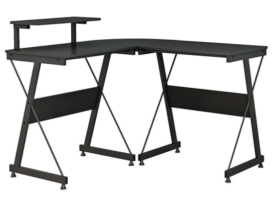Γραφείο Gaming Γωνιακό Arien 230-000020 120x120x87cm Black