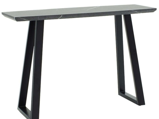 Κονσόλα Rouse 101-000076 120x40x78cm Marble Black