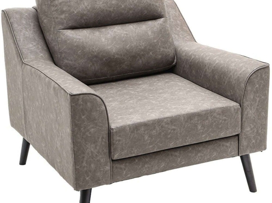 Πολυθρόνα Lonnie 222-000001 94x95,5x92,5cm Grey-Black