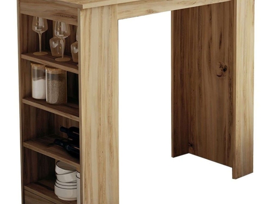 Τραπέζι Μπαρ Riff 176-000097 120x51,5x101,5cm Natural Μελαμίνη