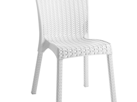 Καρέκλα Confident 253-000042 50x55x83cm White