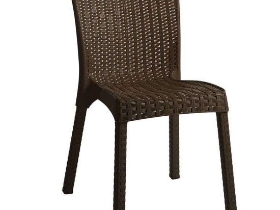 Καρέκλα Confident 253-000042 50x55x83cm Dark Brown