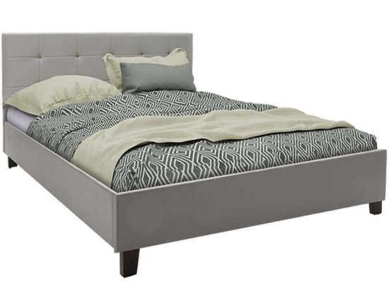 Κρεβάτι Mago (Για Στρώμα 150x200cm) 006-000040 157x213x30,5cm Grey Διπλό