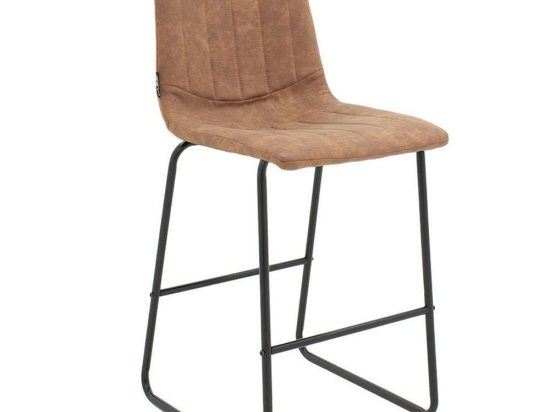 Σκαμπό Μπαρ Desirable 029-000177 44x55x97cm Antique Brown-Black