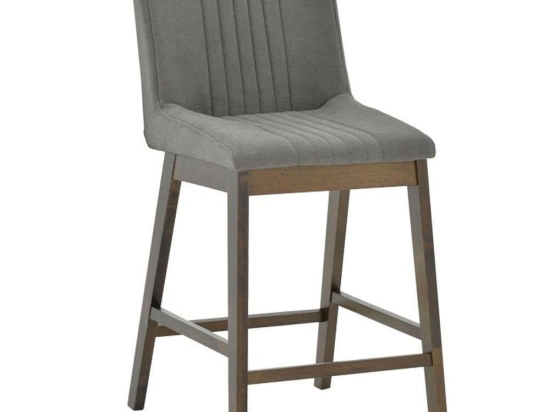 Σκαμπό Μπαρ Siera 250-000003 45x58x95cm Anthracite-Walnut