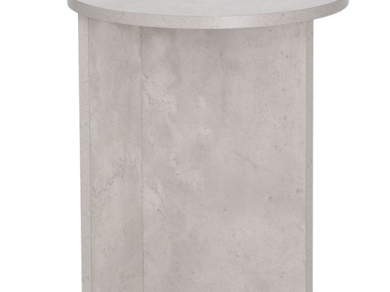 Βοηθητικό τραπέζι Camila pakoworld cement Φ40x48εκ