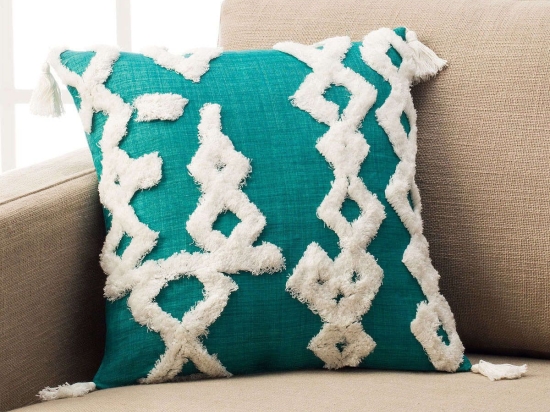 Μαξιλαροθήκη Διακοσμητική Joy Turkuaz 539/18 Gofis Home 43X43 43x43cm Πολυέστερ