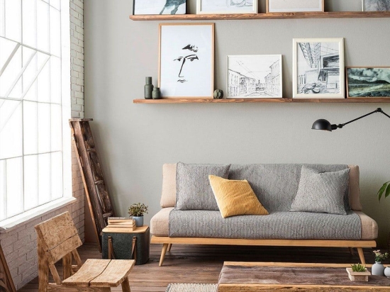 Ριχτάρι Cecil 656/15 Grey Gofis Home Διθέσιο 180x250cm Βαμβάκι-Ακρυλικό