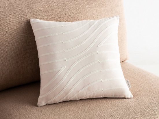 Μαξιλαροθήκη Διακοσμητική Amon 261/16 Off White Gofis Home 43X43 43x43cm Πολυέστερ
