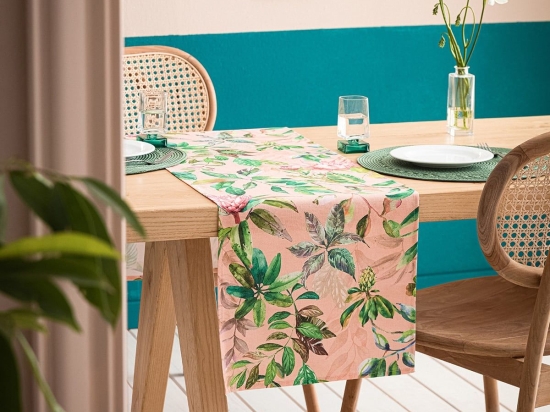 Runner Luisa 494/ 17 Salmon Gofis Home 37X160 100% Βαμβάκι