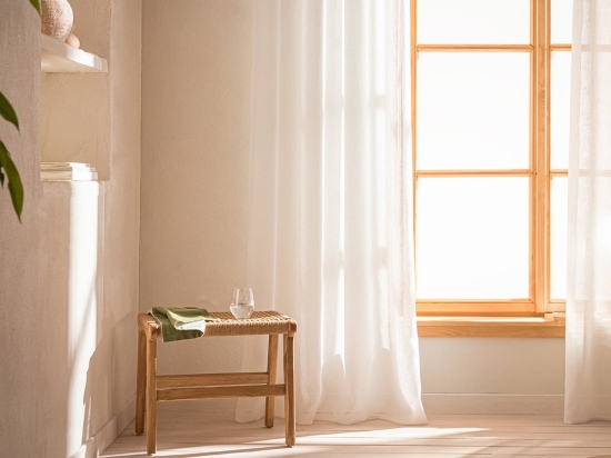 Κουρτίνα Combe 502/ 05 Με Σιρίτι Off White Gofis Home 140X280 Πολυέστερ