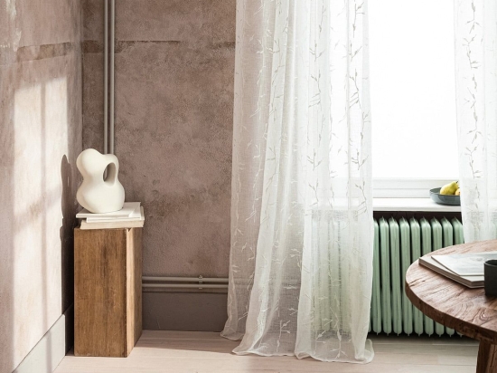 Κουρτίνα Dione 535/ 05 Με Τρουκς Off White Gofis Home 140X280 Πολυέστερ