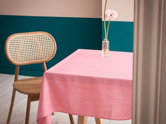 Τραπεζομάντηλο Chrome 930 23 Gum Pink Gofis Home 135X135cm Πολυέστερ