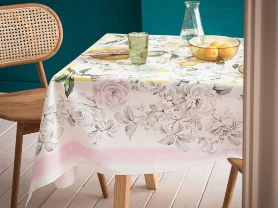 Τραπεζομάντηλο Citrus 715 Multi Gofis Home 145X145 Βαμβάκι-Πολυέστερ