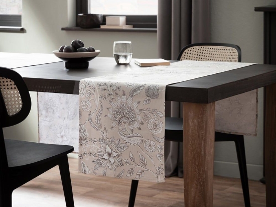 Runner 305 Beige-Grey Gofis Home 37X160 Βαμβάκι-Πολυέστερ