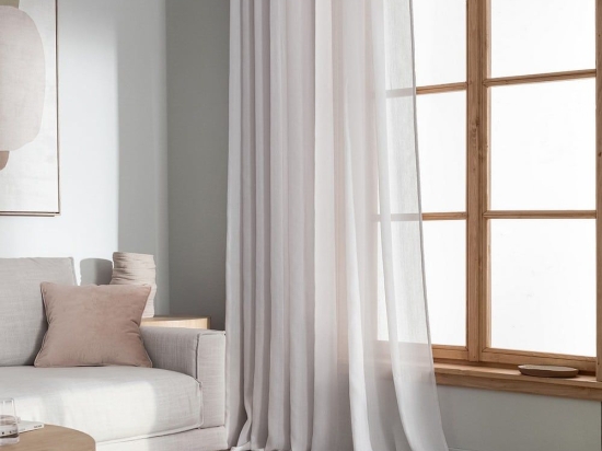 Κουρτίνα 505 34 Με Σιρίτι Water Grey Gofis Home 140X280 Πολυέστερ