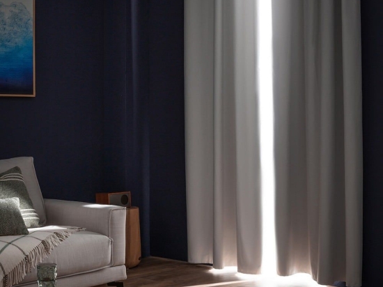Κουρτίνα 641 Με Τρουκς - Κρίκους Grey Gofis Home 140X280 Microfiber