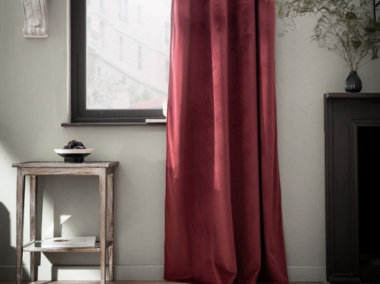 Κουρτίνα 711 51 Με Τρουκς Pomegranate Gofis Home 140X280 Πολυέστερ