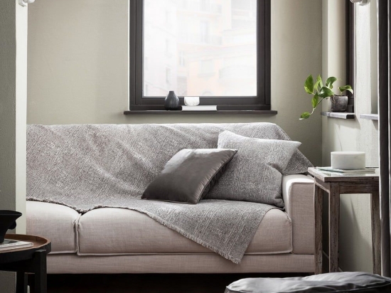 Ριχτάρι 150 15 Silver Grey Gofis Home Διθέσιο 180x250cm Βαμβάκι-Πολυέστερ