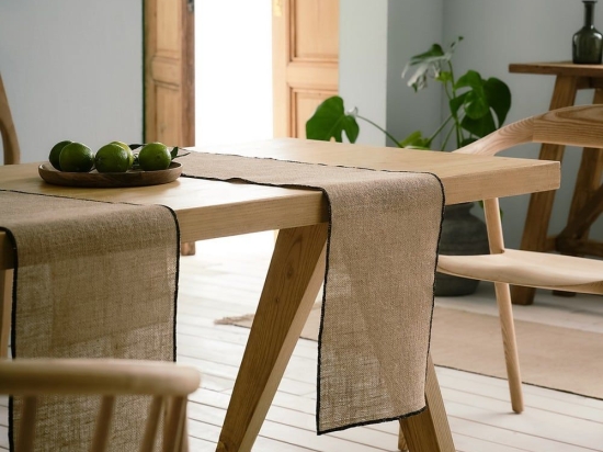 Runner Naval 429/14 Carbon Black Gofis Home 30X150 Jute