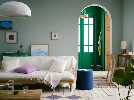 Ριχτάρι Eartha 372/16 Cloud White Gofis Home Διθέσιο 180x250cm 100% Βαμβάκι
