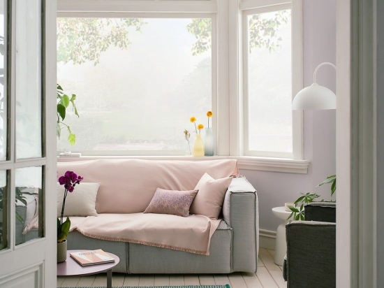 Ριχτάρι Rene SS23 732/23 Salmon Gofis Home Τριθέσιο 180x310cm Βαμβάκι-Πολυέστερ