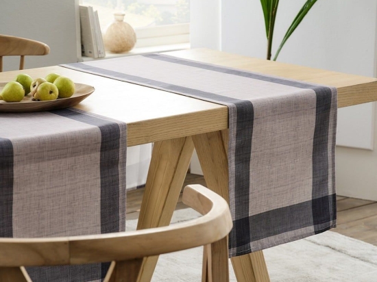 Runner Eira 406 Grey Gofis Home 35Χ160 Πολυέστερ