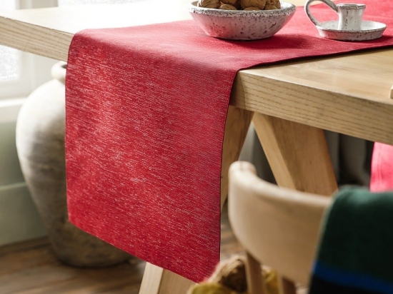 Runner Χριστουγεννιάτικο 418 Red Gofis Home 37X160